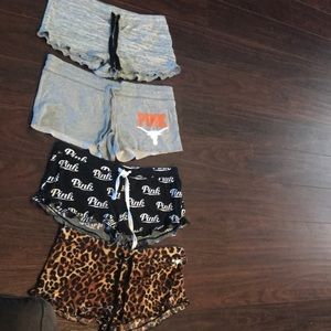 Pink Victoria secret short bundle, all size M